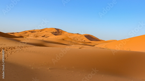 Erg Chebi dunes - Sahara. Merzouga. Morocco