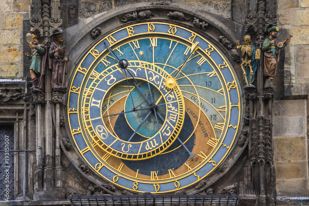 Obraz premium Reloj Astronómico de Praga (República Checa)