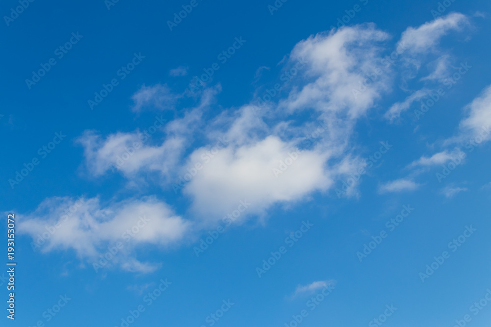 White clouds in blue sky White clouds in blue sky