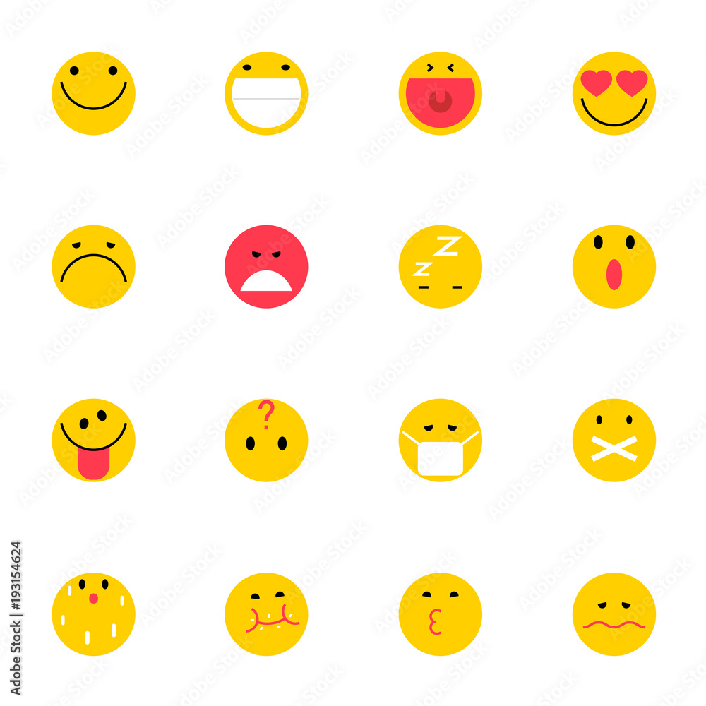 icon face, vector icon face, vector