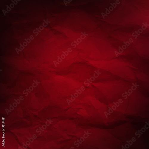 Crumpled Dark Red Paper