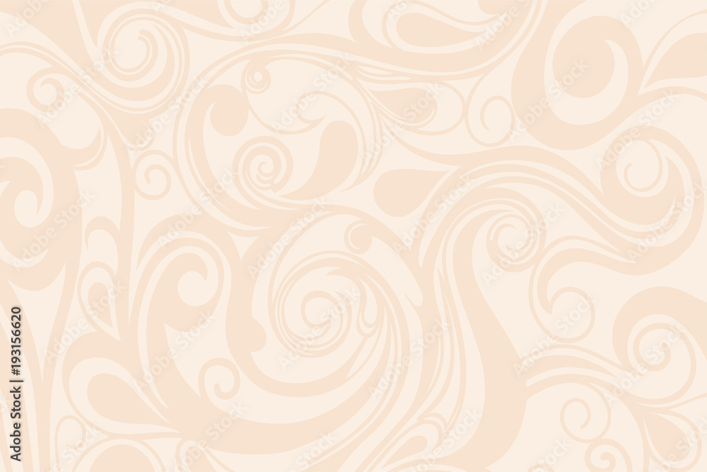 Vector light beige background with wavy pattern. Vector light beige background with wavy pattern.
