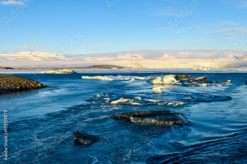  jokulsarlon glacier lagoon landscape, Iceland