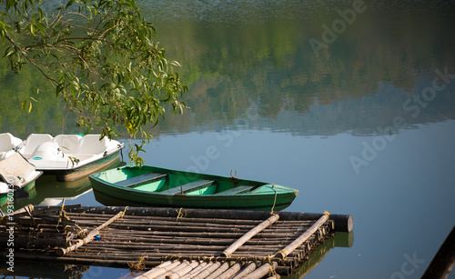 Boat in lake