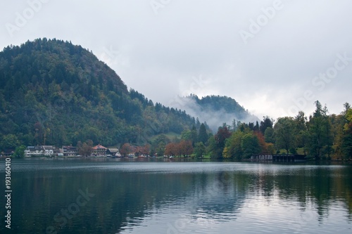 Landscape surrounding Bled Lake in Slovenia © bleung