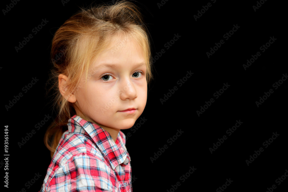 Studio shot of young preteen 9-10 year old redhead girl wearing heart shape sunglasses, standing against blue purple background, big thumbs up Studio shot of young preteen 9-10 year old redhead girl wearing heart shape sunglasses, standing against blue purple background, big thumbs up
