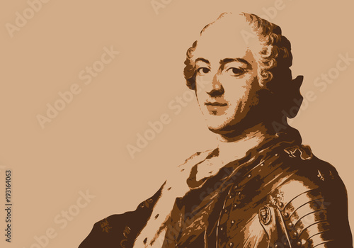 Louis XV - portrait - roi de France - personnage historique - personnage célèbre - histoire photo