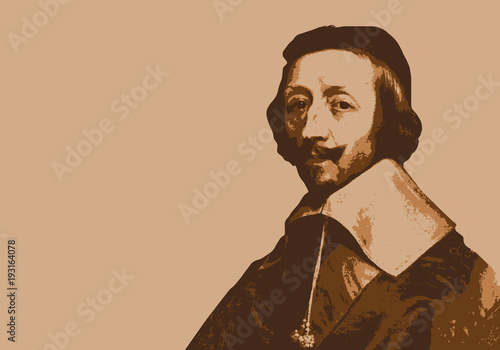 Richelieu - portrait - personnage historique - personnage célèbre - Cardinal - histoire photo