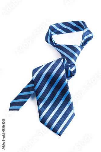 Canvastavla tie isolated on white