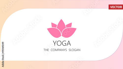 Firmenlogo Vorlage, Yoga / Wellness / Massage