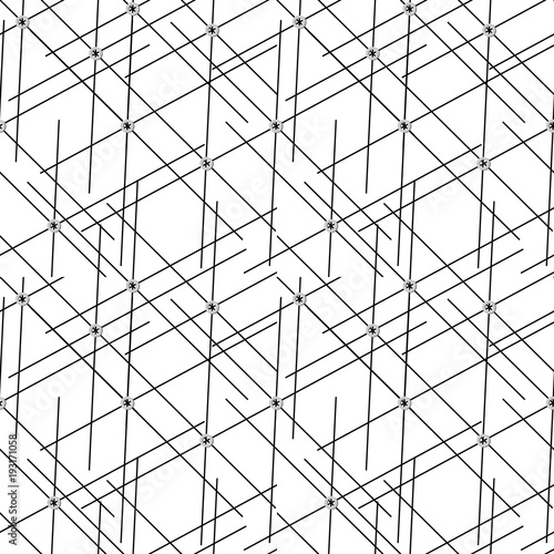 circuit abstract geometric seamless pattern .Vector illustration.