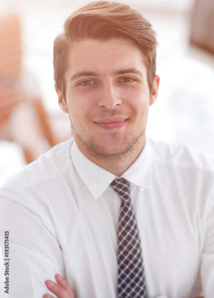 successful employee at a Desk successful employee at a Desk