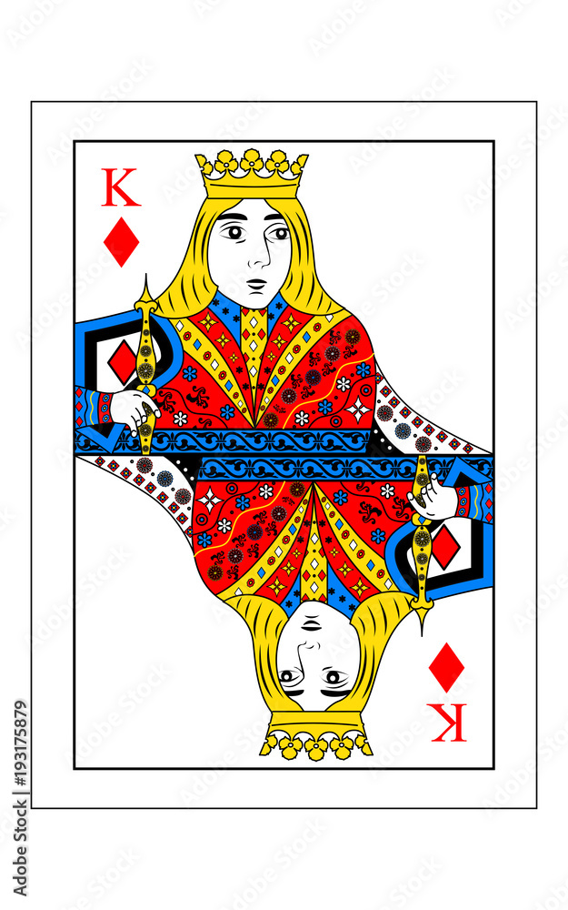 Fototapeta premium king of diamonds
