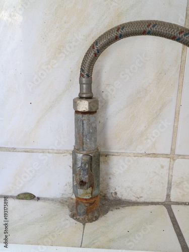 water tap with hose