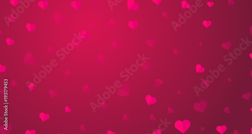 8 March International Women's Day greeting card with heards. Vector illustration