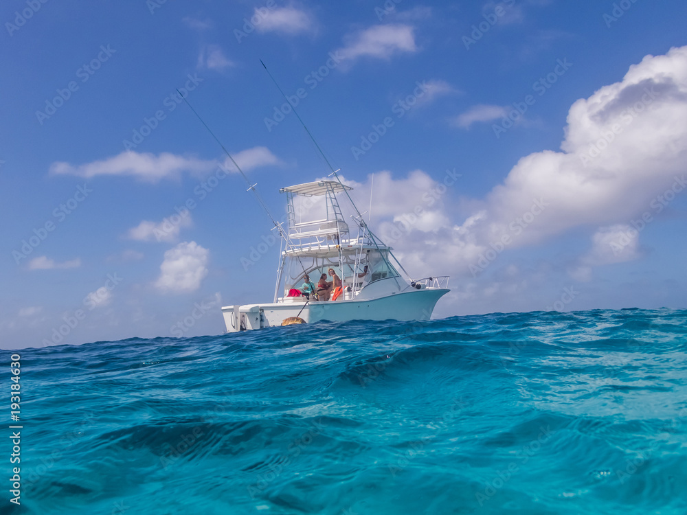 Naklejka premium The beautiful Klein Curacao deserted island Curacao Views