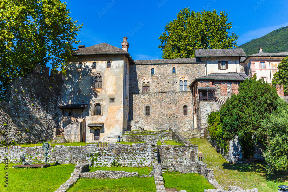 Visconteo castle in Locarno, Switzerland Visconteo castle in Locarno, Switzerland