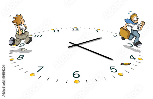 Running around the clock