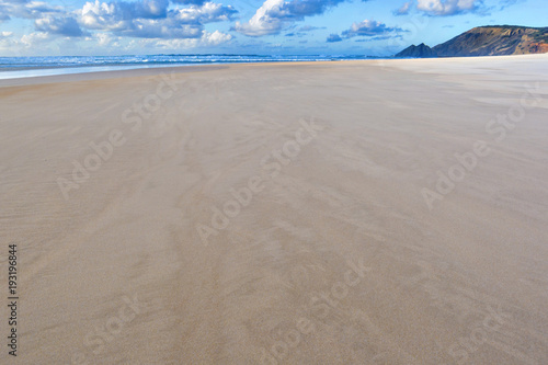 Empty beautiful sandy beach