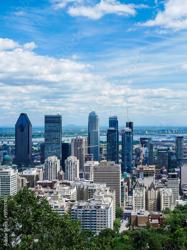 View of Montreal downtown, Quebec, Canada