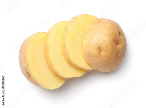 Potato Isolated on White Background