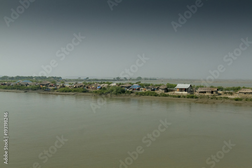 Obraz na płótnie Village in Sundarbans in Bangladesh w salonie