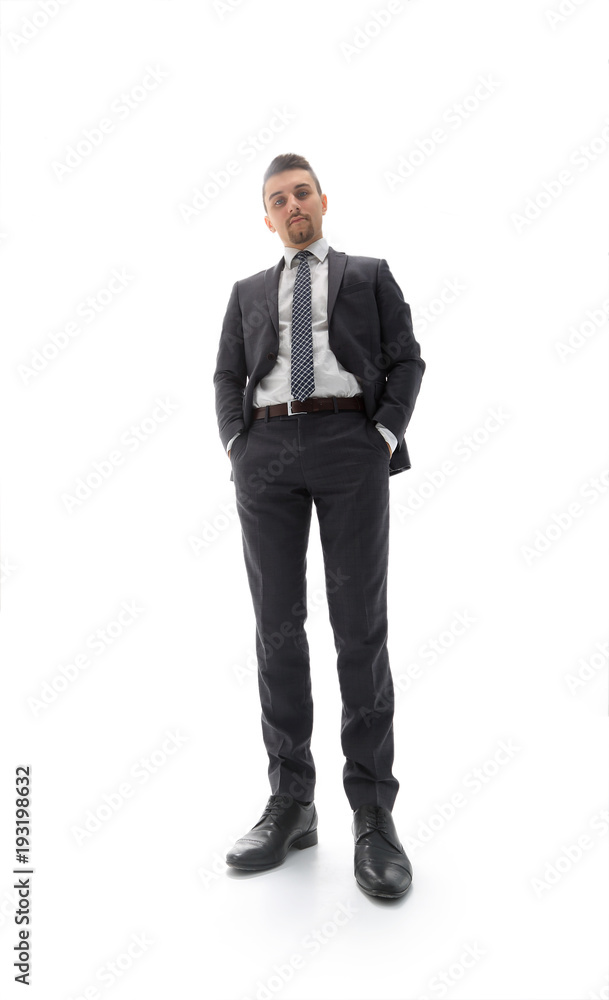 bottom view. successful businessman bottom view. successful businessman