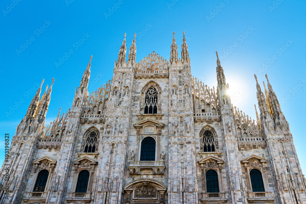 Cathedral from Milan City Center, Italy