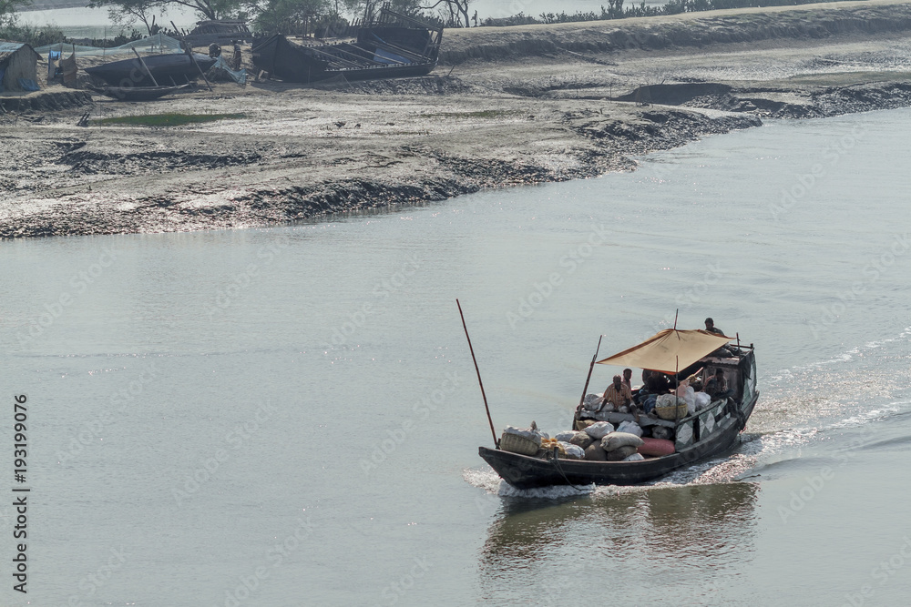 Village in Sundarbans in Bangladesh