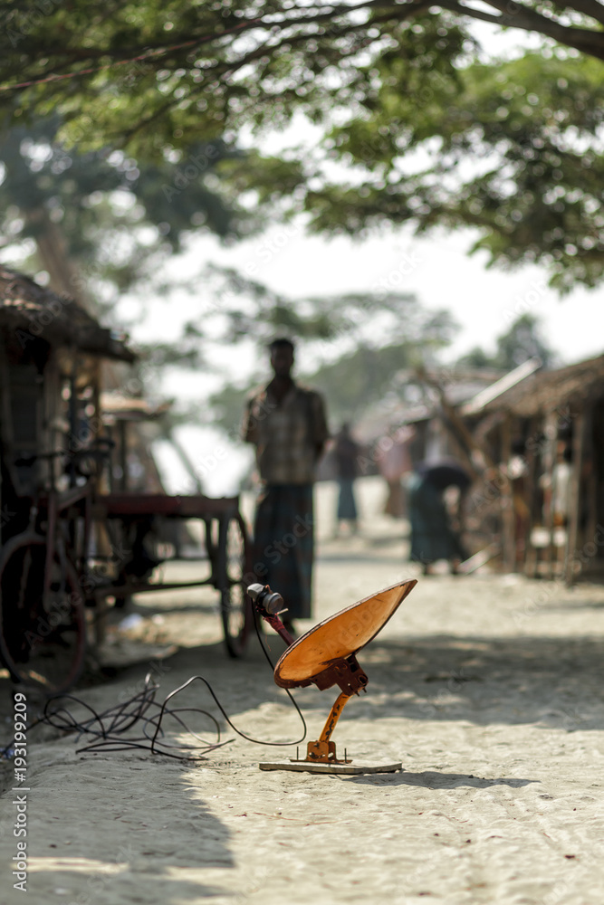 Village in Sundarbans in Bangladesh