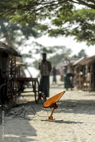 Obraz na płótnie Village in Sundarbans in Bangladesh w salonie