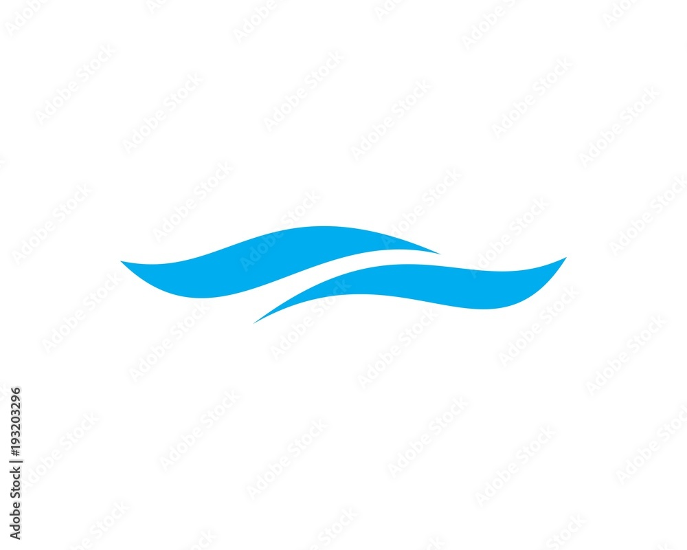 Water Wave symbol and icon Logo Template Water Wave symbol and icon Logo Template