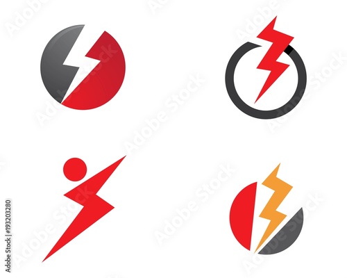Lightning Logo Template Free Download Lightning Logo Template - GFXLoad