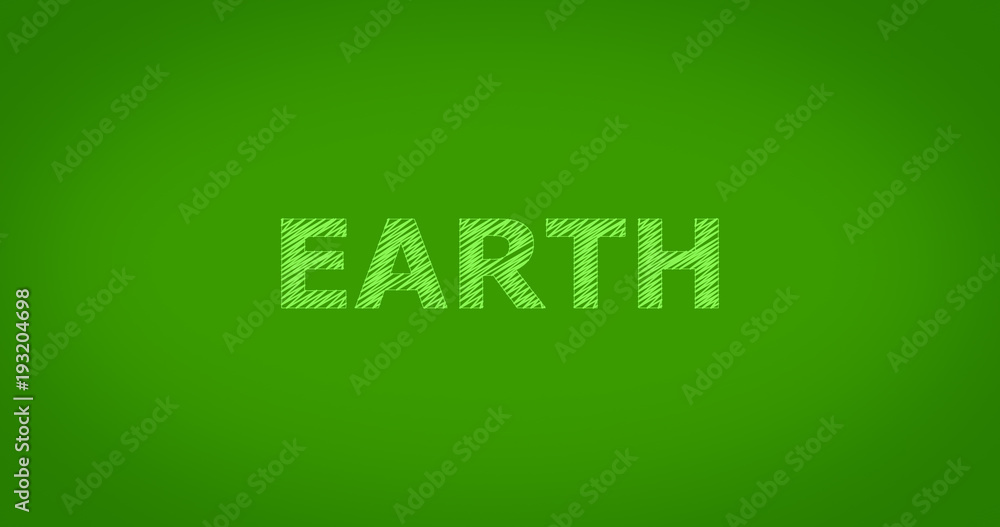 GREEN EARTH - Scribble text on green background
GREEN EARTH - Scribble text on green background