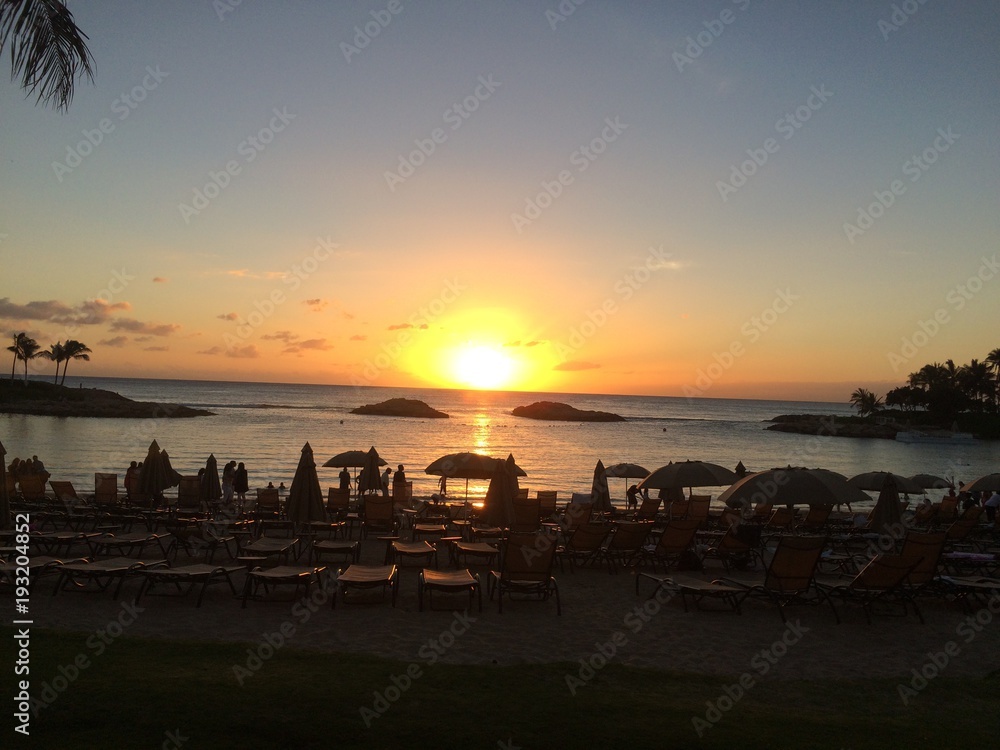 Fototapeta premium Hawaii Sunset
