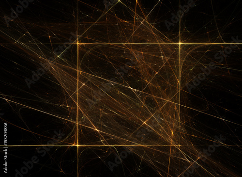 Abstract fractal background; network or space concept