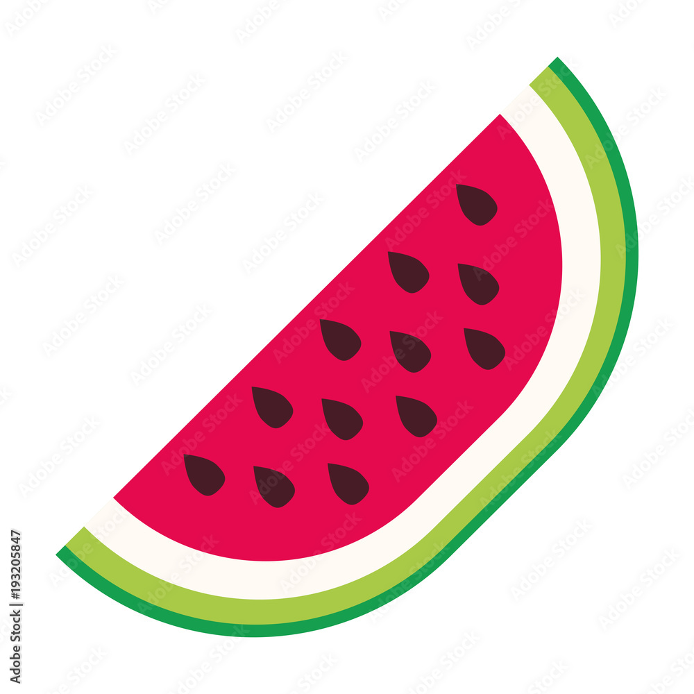 watermelon fresh fruit slice vector illustration design watermelon fresh fruit slice vector illustration design
