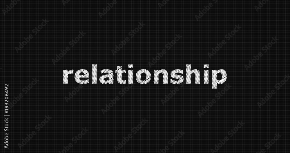 Relationship word on grey background. Relationship word on grey background.