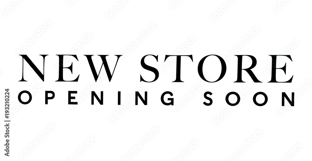 New store opening soon sign Stock Illustration Adobe Stock