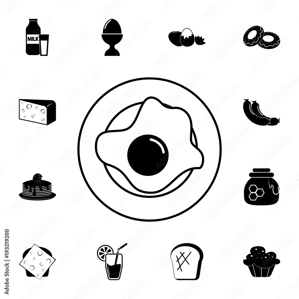 Scrambled eggs - Free food icons