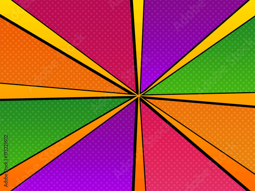Colorido y geométrico  fondo arte pop 
