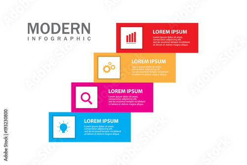 Modern infographic