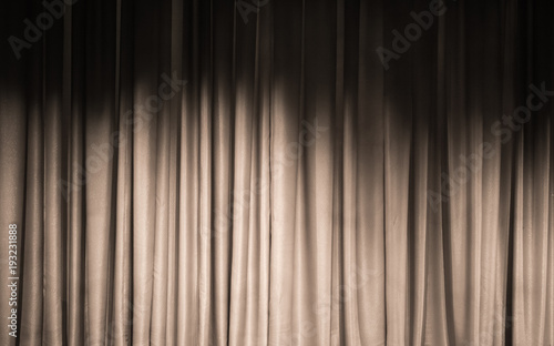Curtains and lighting  backdrop