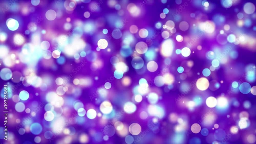 Smooth slow purple Abstract blinking glowing Glittering bokeh Backdrop Particles dust with moving and flicker flickering light Particles seamless loop background for award , event, wedding,celebration Smooth slow purple Abstract blinking glowing Glittering bokeh Backdrop Particles dust with moving and flicker flickering light Particles seamless loop background for award , event, wedding,celebration