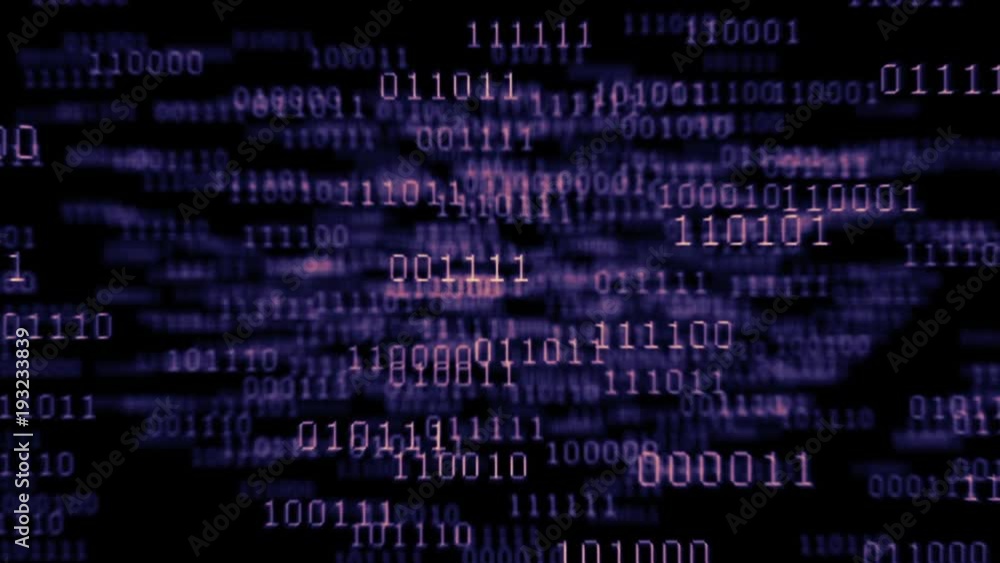 Binary code background. Camera flying through binary numbers. Available in 24, 25 and 30 fps. Binary code background. Camera flying through binary numbers. Available in 24, 25 and 30 fps.