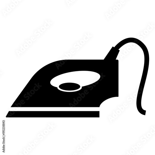 iron icon vector