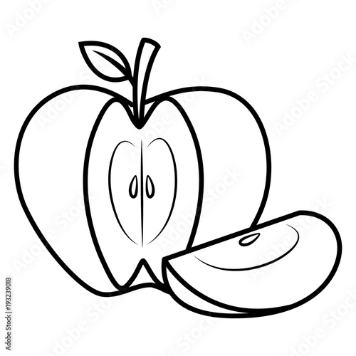 Apple fruit vector