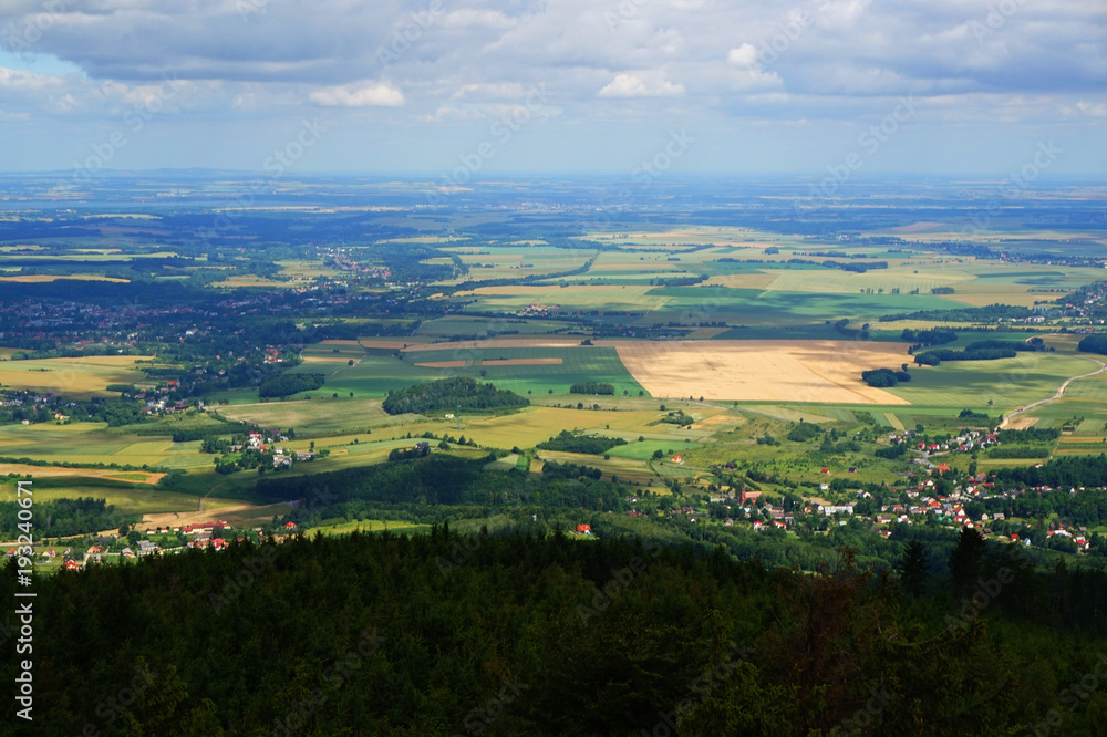 Fototapeta premium moravian landscape from tower