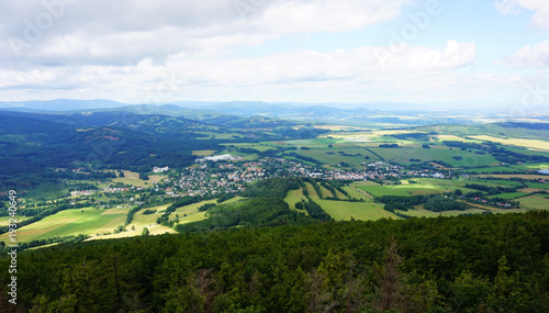 Fototapeta Naklejka Na Ścianę i Meble -  moravian landscape from tower