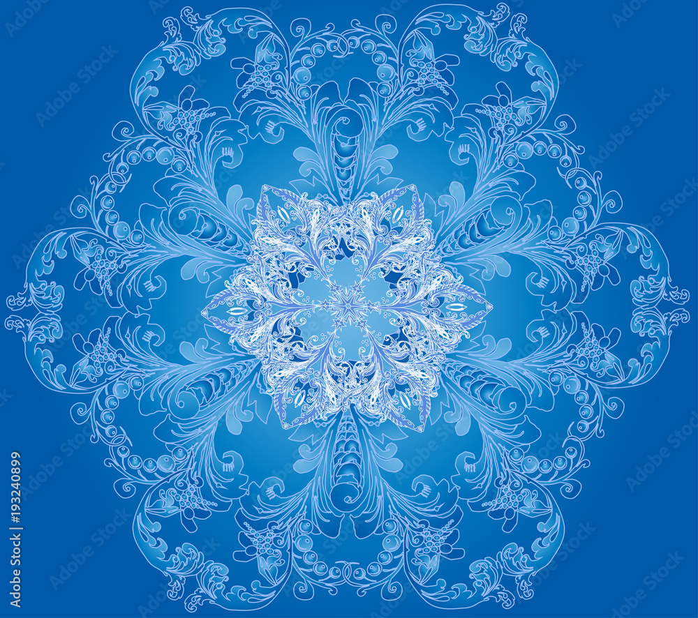 blue curled circle decoration illustration blue curled circle decoration illustration